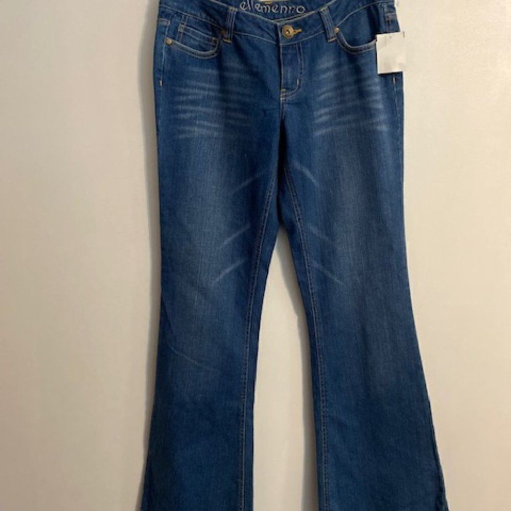 Ellemenno 5 pocket denim flare, no size label attached (34)